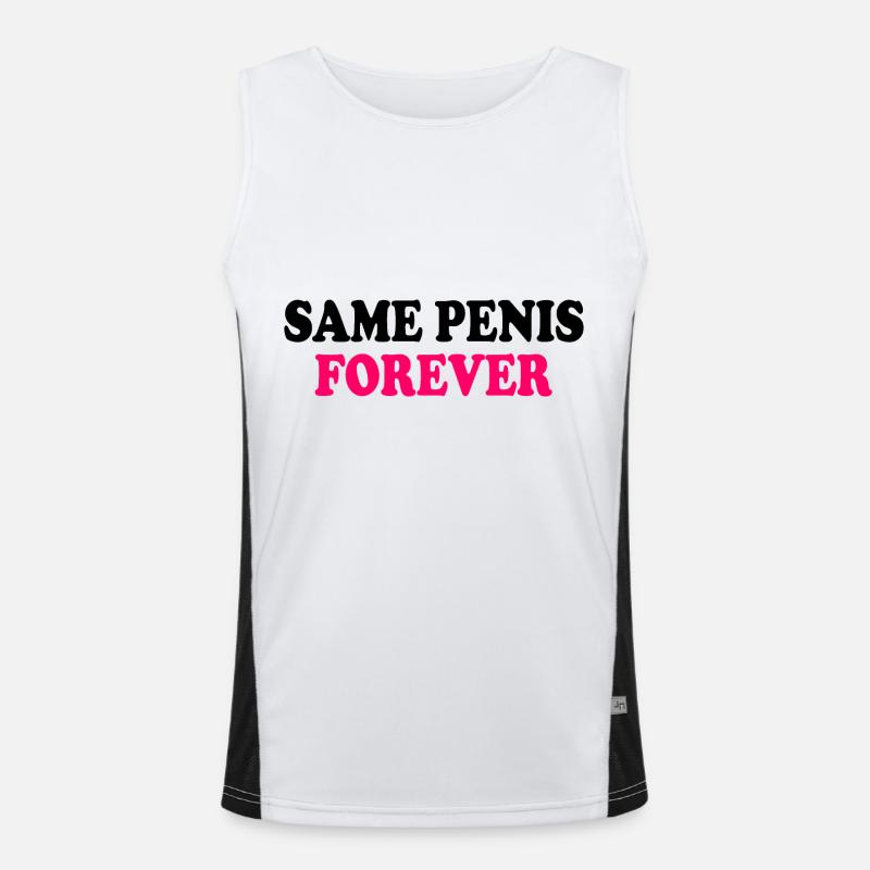 Same penis forever Débardeur respirant contrasté Homme 