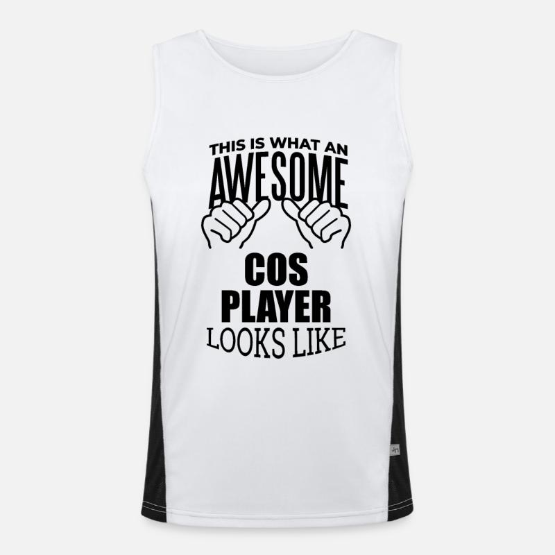 Cosplayer Men's Functional Contrast Tank Top 