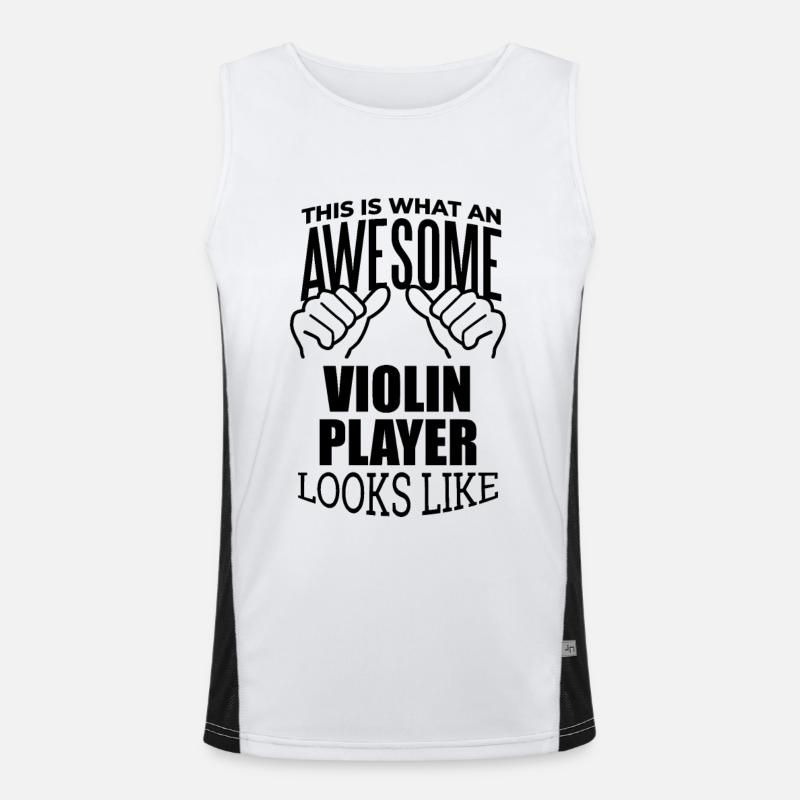 violon Débardeur respirant contrasté Homme 