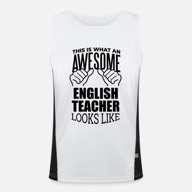 Englisch Funktionelles Kontrast-Tank Top für Männer 