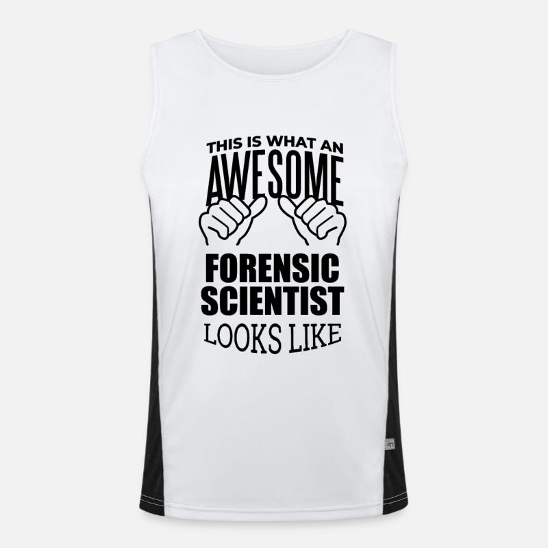 Forensik Funktionelles Kontrast-Tank Top für Männer 