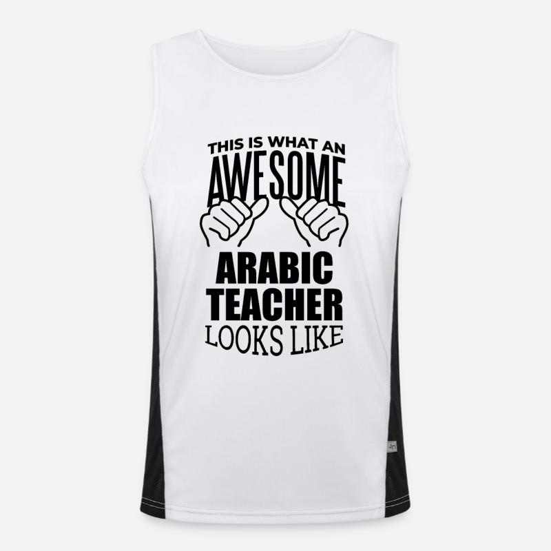 Arabe Débardeur respirant contrasté Homme 