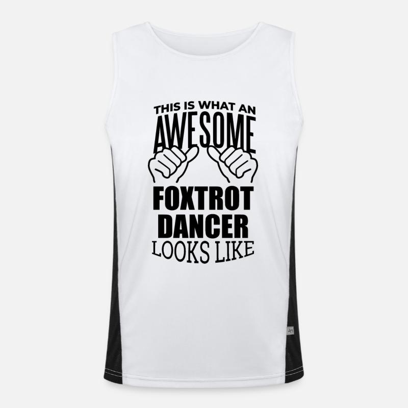 Foxtrott Funktionelles Kontrast-Tank Top für Männer 