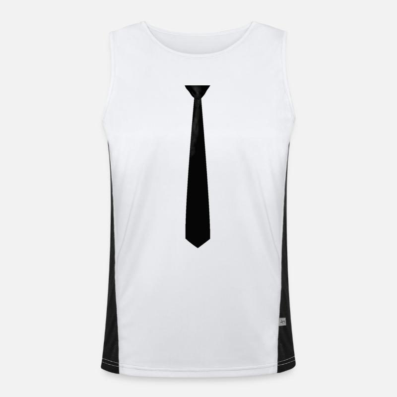 sort slips Funktionel kontrast tanktop til herrer 