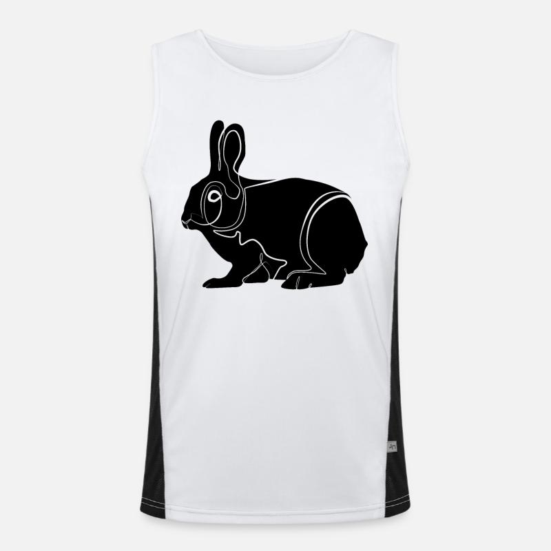 Lapin lapin Débardeur respirant contrasté Homme 