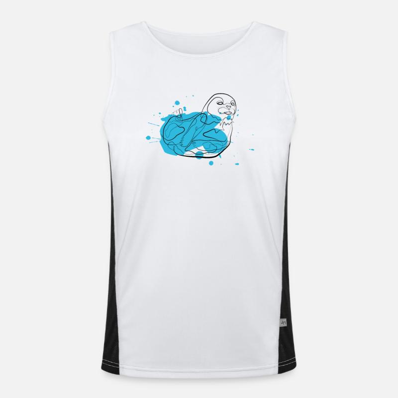 Bébé phoque Débardeur respirant contrasté Homme 