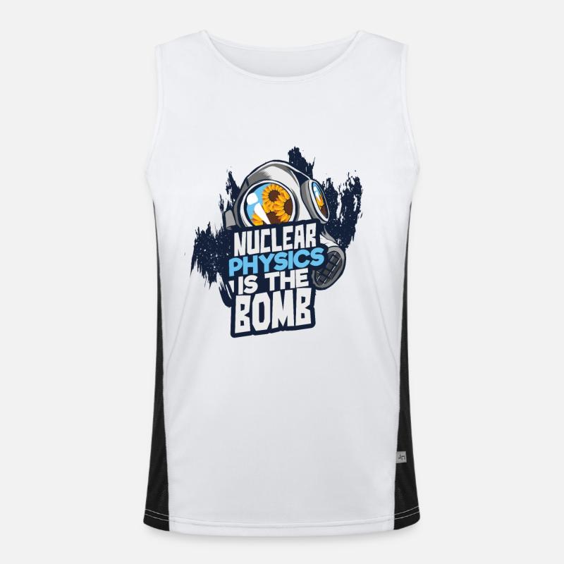 Physique de la bombe atomique Débardeur respirant contrasté Homme 