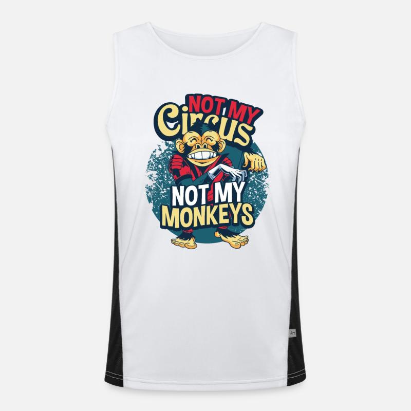 monkey Men's Functional Contrast Tank Top 