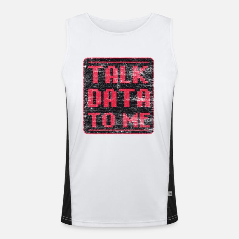 Programmieren Nerd Funktionelles Kontrast-Tank Top für Männer 