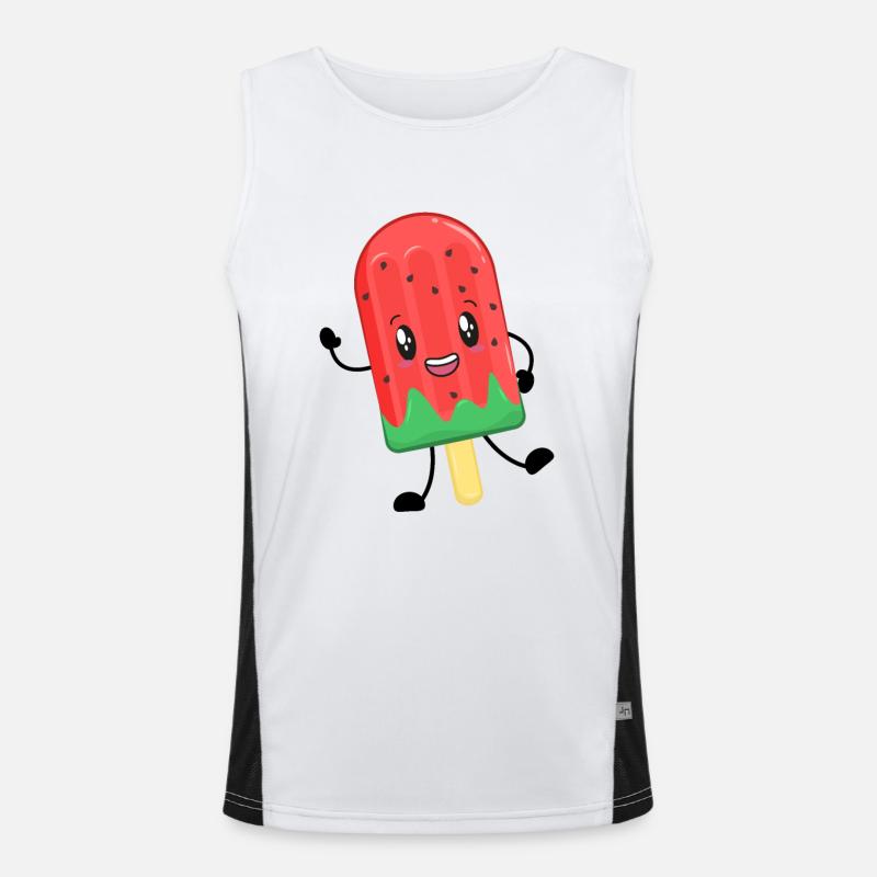 Popsicle Men's Functional Contrast Tank Top 