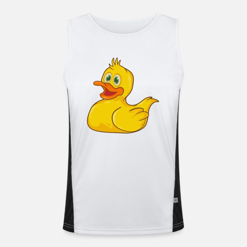 Bathing duck Men's Functional Contrast Tank Top 