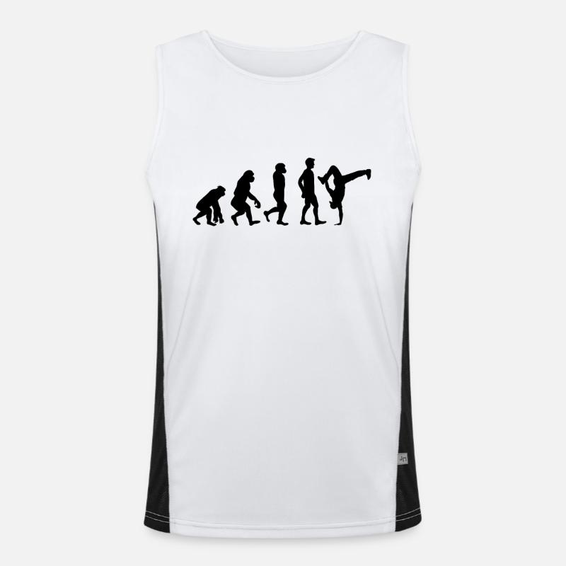 Breakdancer Tänzer Débardeur respirant contrasté Homme 