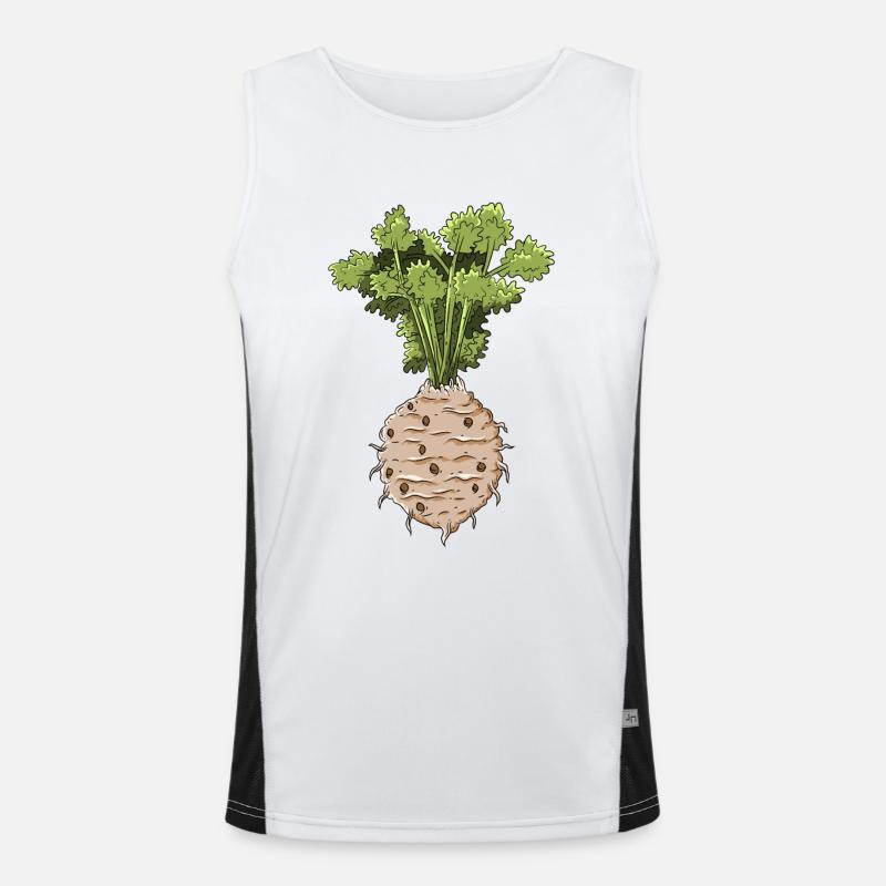 celery Men's Functional Contrast Tank Top 