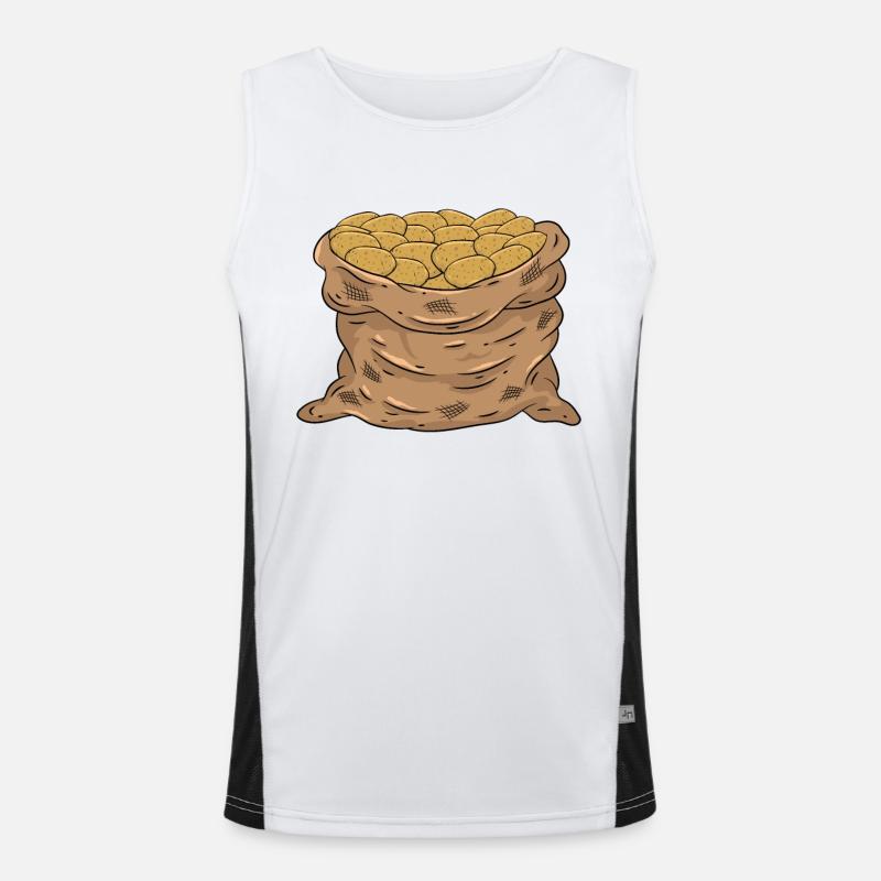 Potatoes Men's Functional Contrast Tank Top 