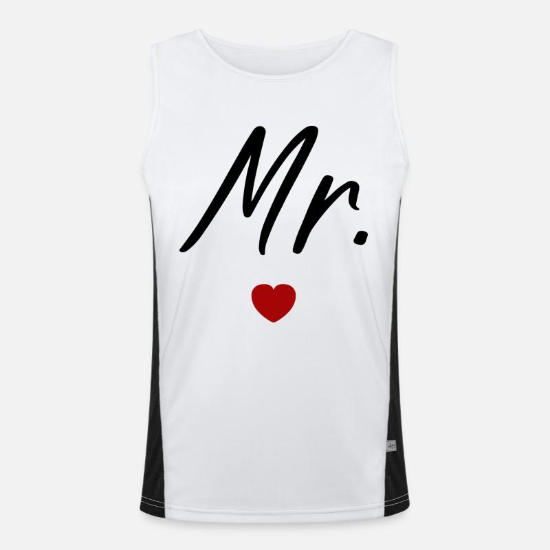 Mr Men's Functional Contrast Tank Top 