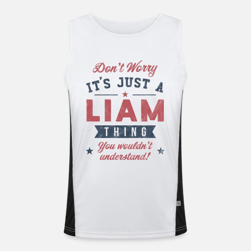 Es ist eine Liam-Sache Funktionelles Kontrast-Tank Top für Männer 