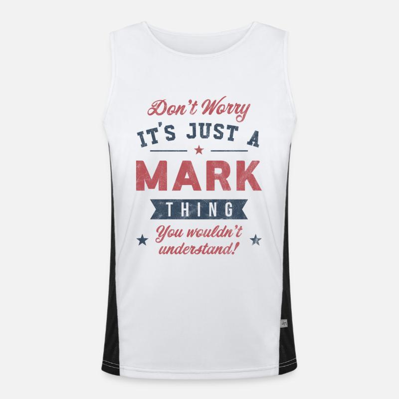 Its a Mark thing Men's Functional Contrast Tank Top 