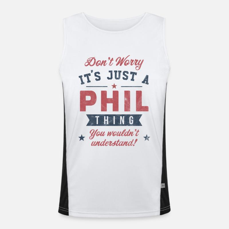 C’est un truc de Phil Débardeur respirant contrasté Homme 