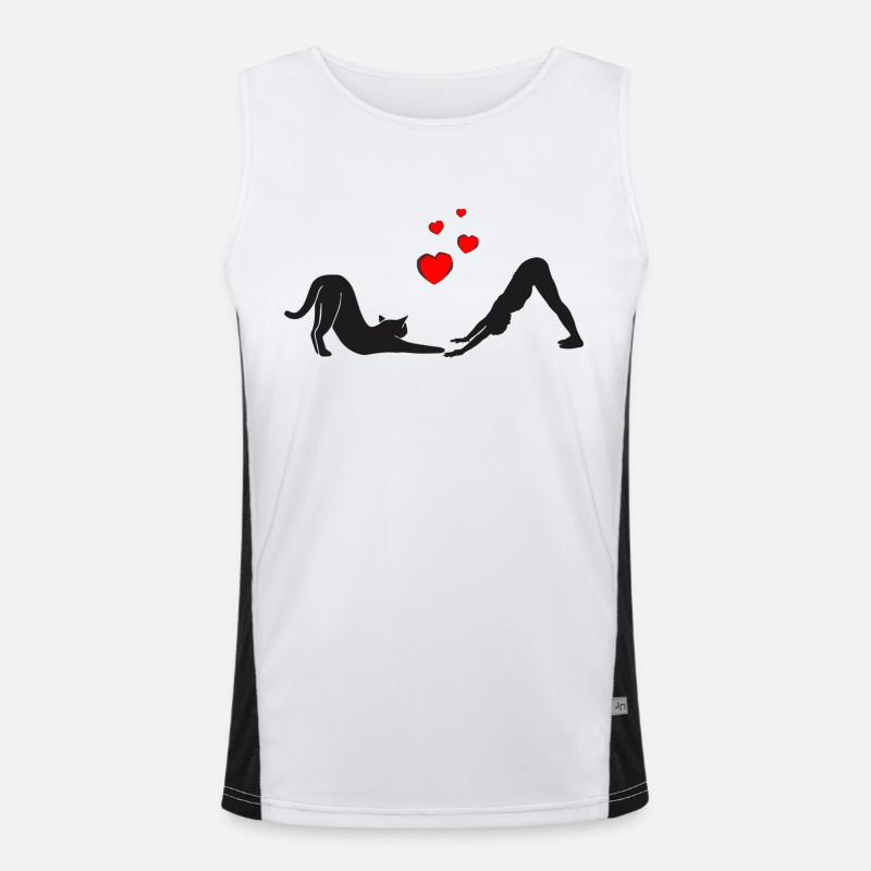 Chat Débardeur respirant contrasté Homme 