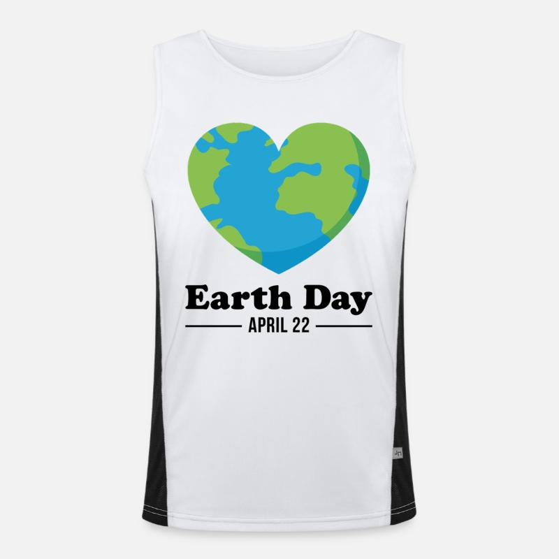 Jour de la Terre 22 avril Débardeur respirant contrasté Homme 