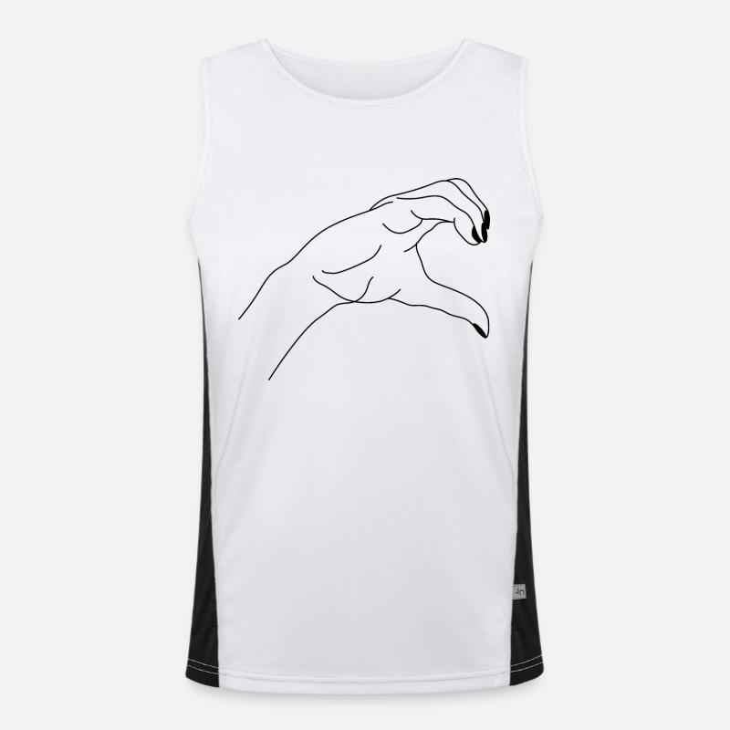 Main Débardeur respirant contrasté Homme 