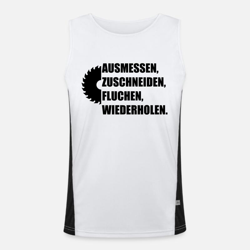 fluchen Funktionelles Kontrast-Tank Top für Männer 