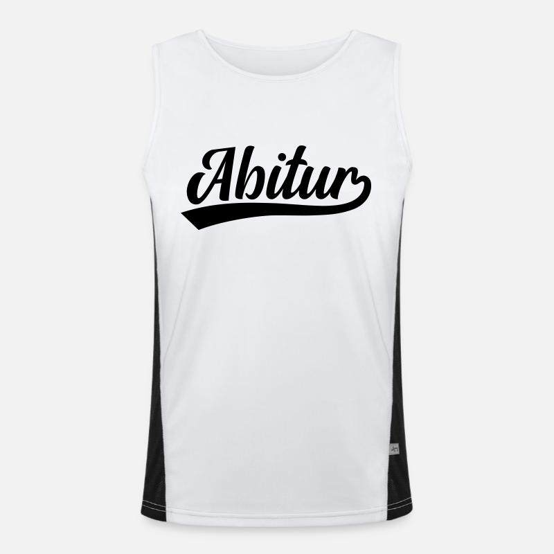 Abitur Funktionelles Kontrast-Tank Top für Männer 
