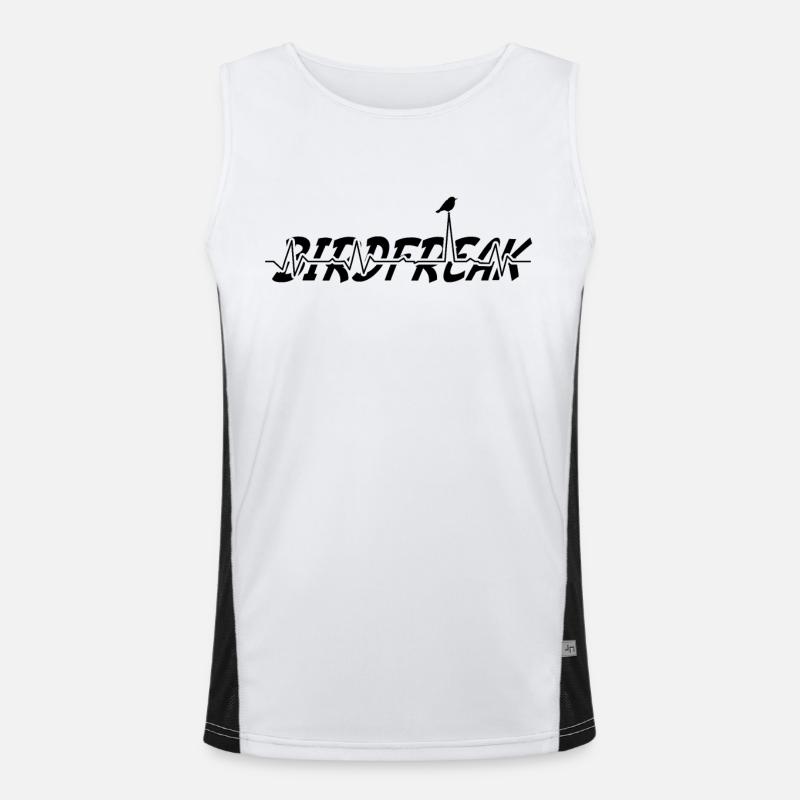 Birdfreak - Bird Nerd - Ornithologue Débardeur respirant contrasté Homme 