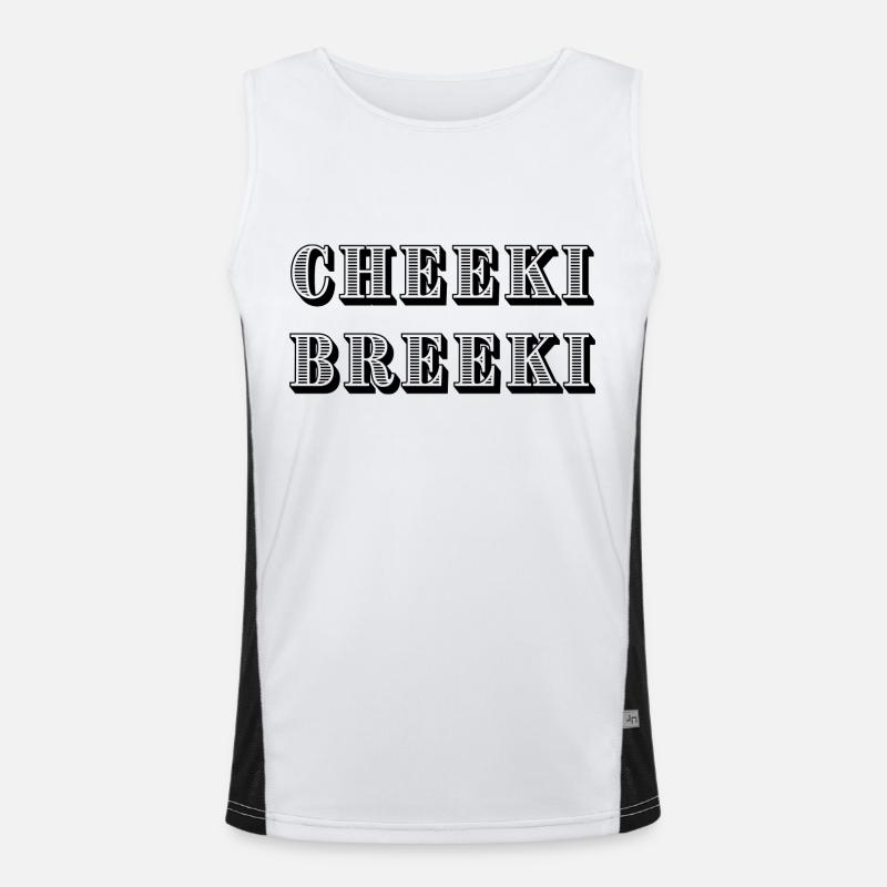 Cheeki Breeki Funktionelles Kontrast-Tank Top für Männer 