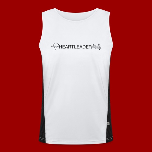 Heartleader Charity (schwarz/grau) - Funktionelles Kontrast-Tank Top für Männer 