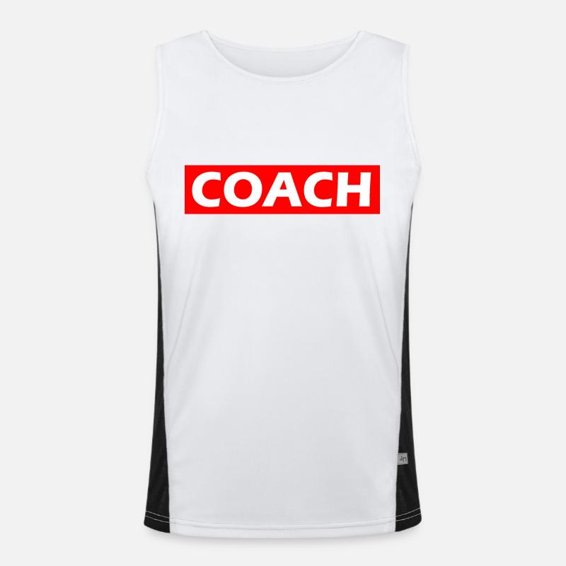 COACH Men's Functional Contrast Tank Top 