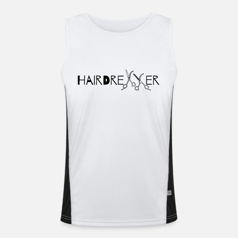 Coiffeur Débardeur respirant contrasté Homme 