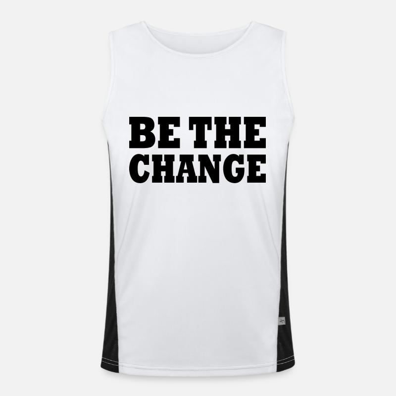 be the change Men's Functional Contrast Tank Top 