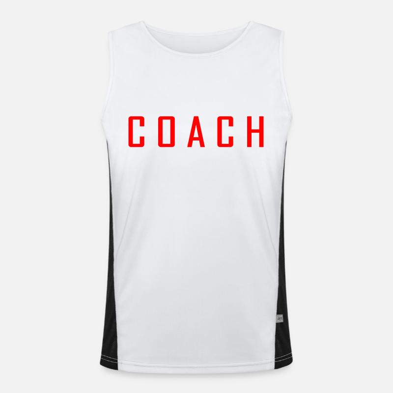 COACH Débardeur respirant contrasté Homme 