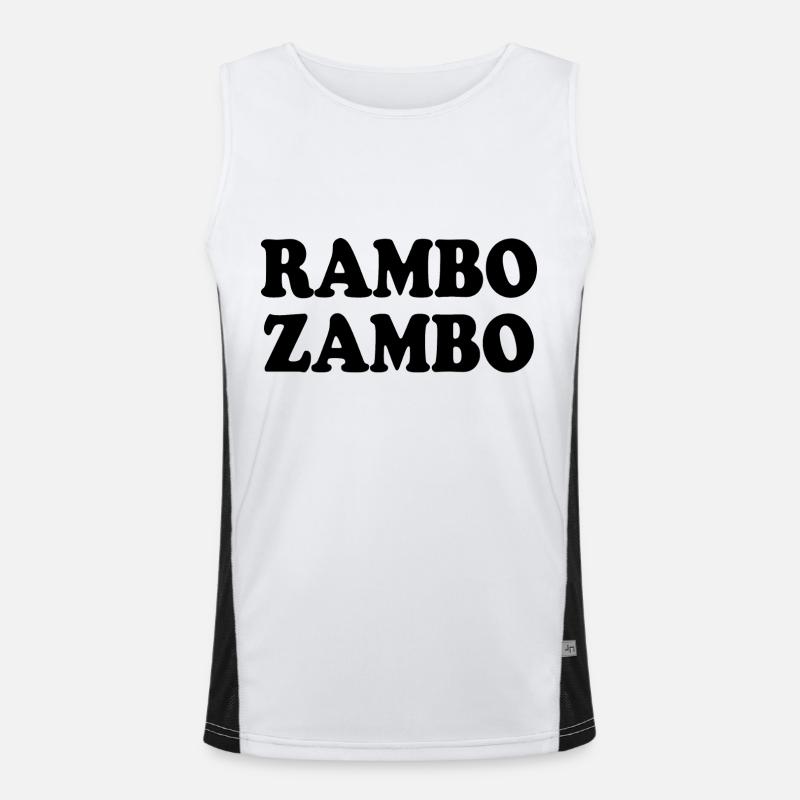 Rambo zambo Men's Functional Contrast Tank Top 