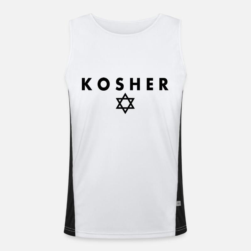 Kosher Funktionelles Kontrast-Tank Top für Männer 