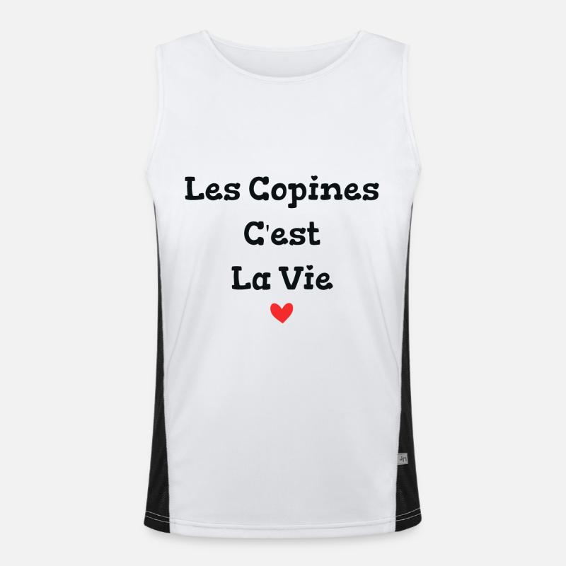 les copines c'est la vie Débardeur respirant contrasté Homme 