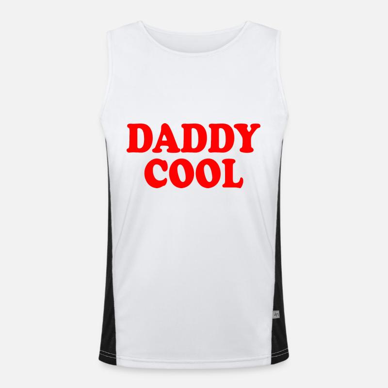 Daddy cool Funktionelles Kontrast-Tank Top für Männer 