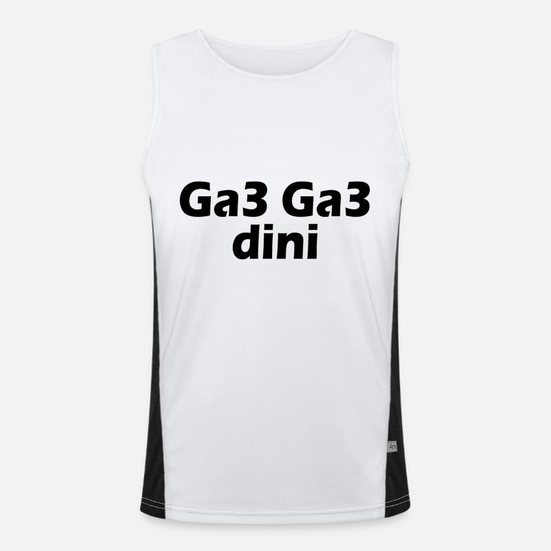 Ga3 ga3 dini Funktionelles Kontrast-Tank Top für Männer 