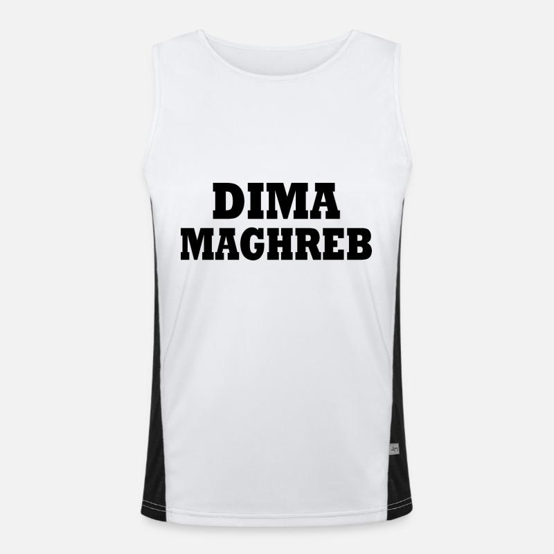 Dima maghreb Funktionelles Kontrast-Tank Top für Männer 