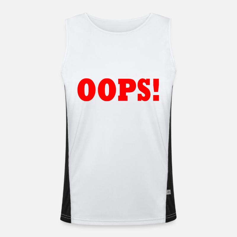 Oops Men's Functional Contrast Tank Top 