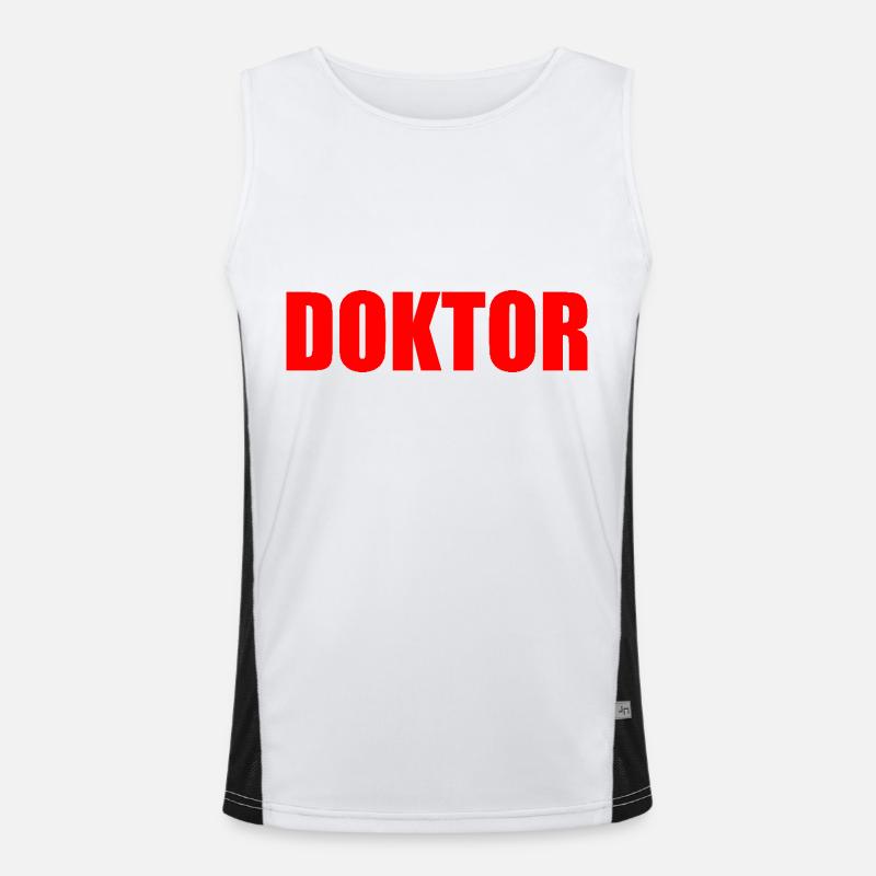 Doktor Funktionelles Kontrast-Tank Top für Männer 