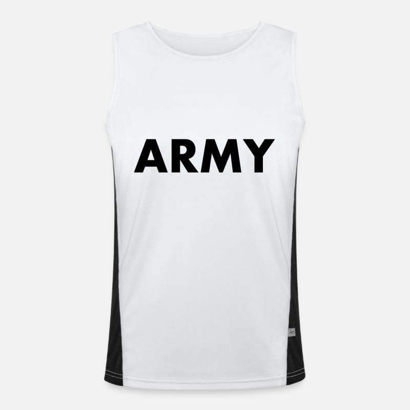 Army Men's Functional Contrast Tank Top 