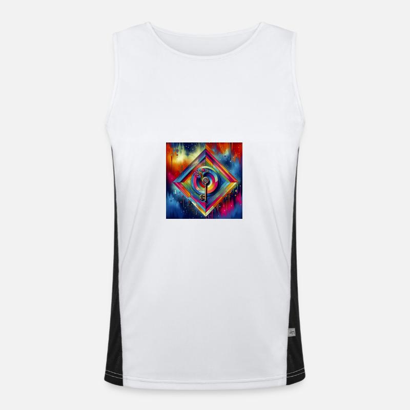 Keys to integration Men's Functional Contrast Tank Top 