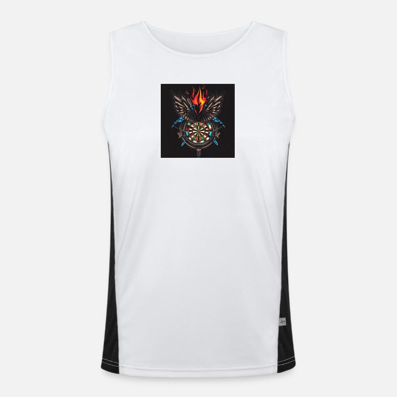 Dart Funktionelles Kontrast-Tank Top für Männer 