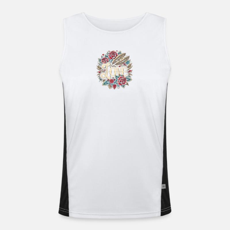 Love Men's Functional Contrast Tank Top 