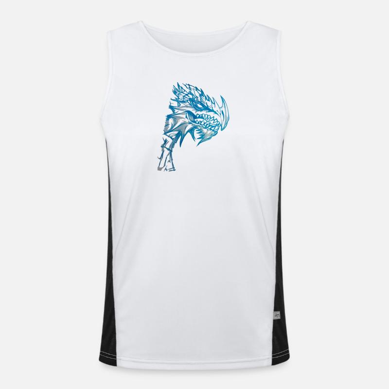 DRACHE Funktionelles Kontrast-Tank Top für Männer 