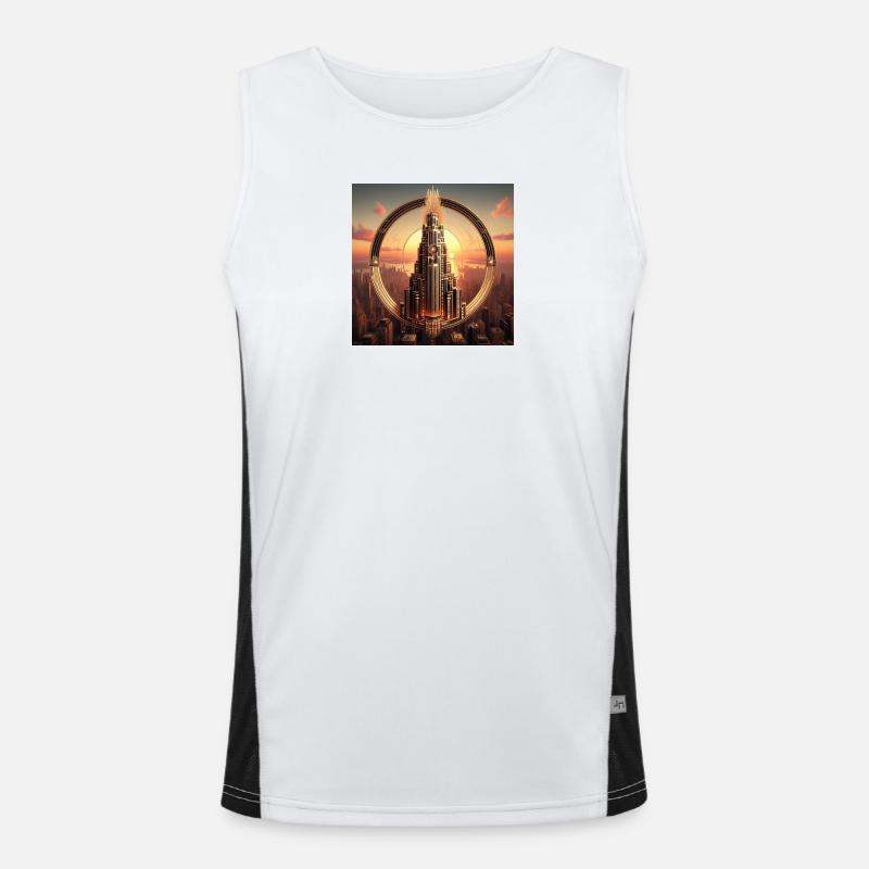 Skyscraper 4 Men's Functional Contrast Tank Top 