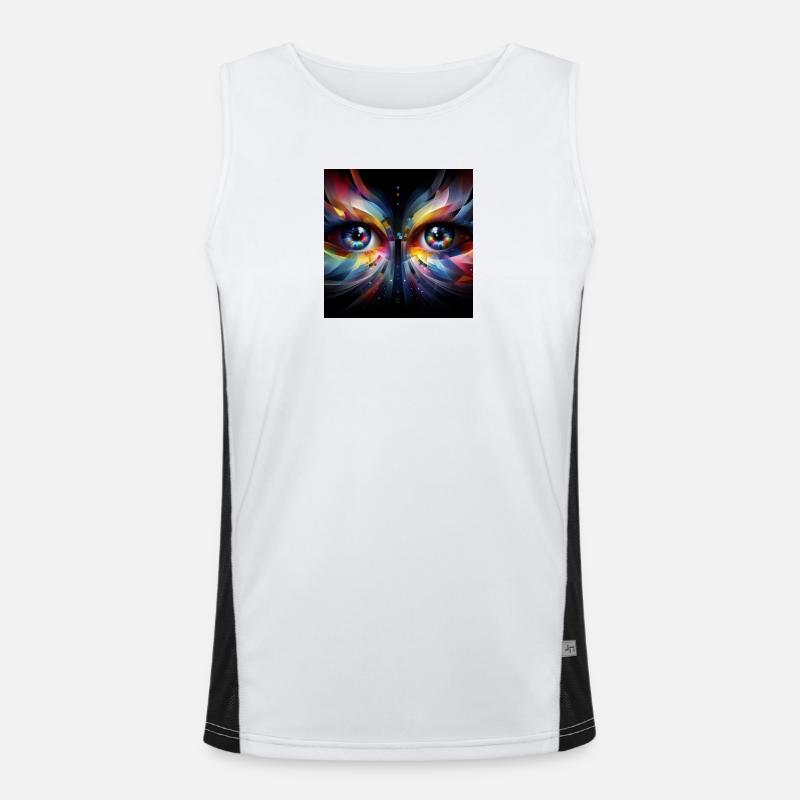Eyes 2 Men's Functional Contrast Tank Top 