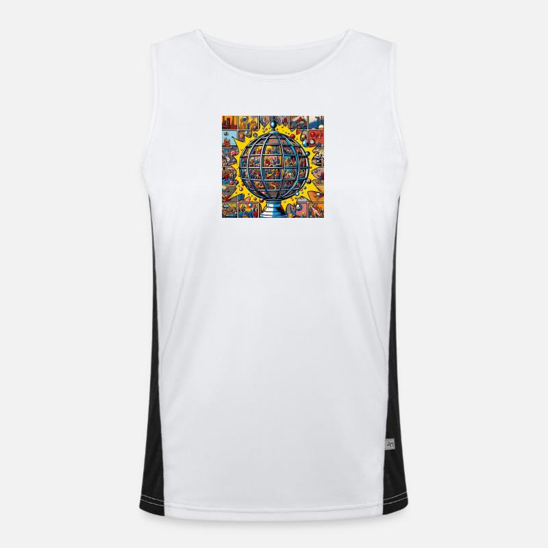 Sphère 2 Débardeur respirant contrasté Homme 